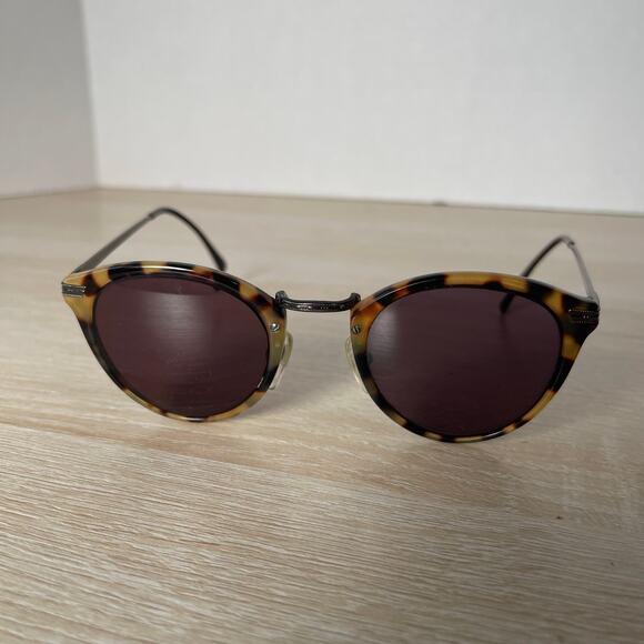 Vintage Serengeti Drivers Corning Optics Sunglasses FRAMES ONLY Tortoise Cream main image 6